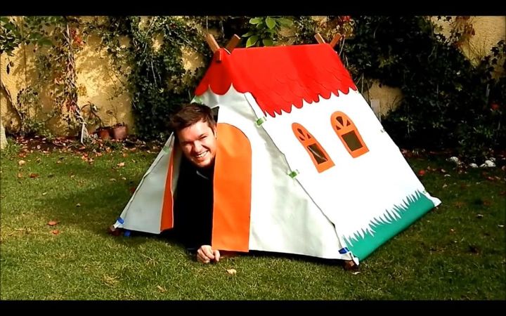 hometalk s top 20 diy crafts for kids, Play Tent For Kids