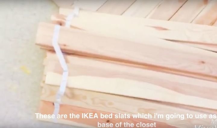 creative easy diy closet with ikea bed frame