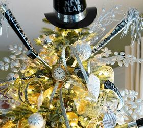 Transforma tu árbol de Navidad en un árbol de cuenta atrás de "Feliz Año Nuevo