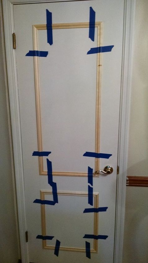 faux paneled door