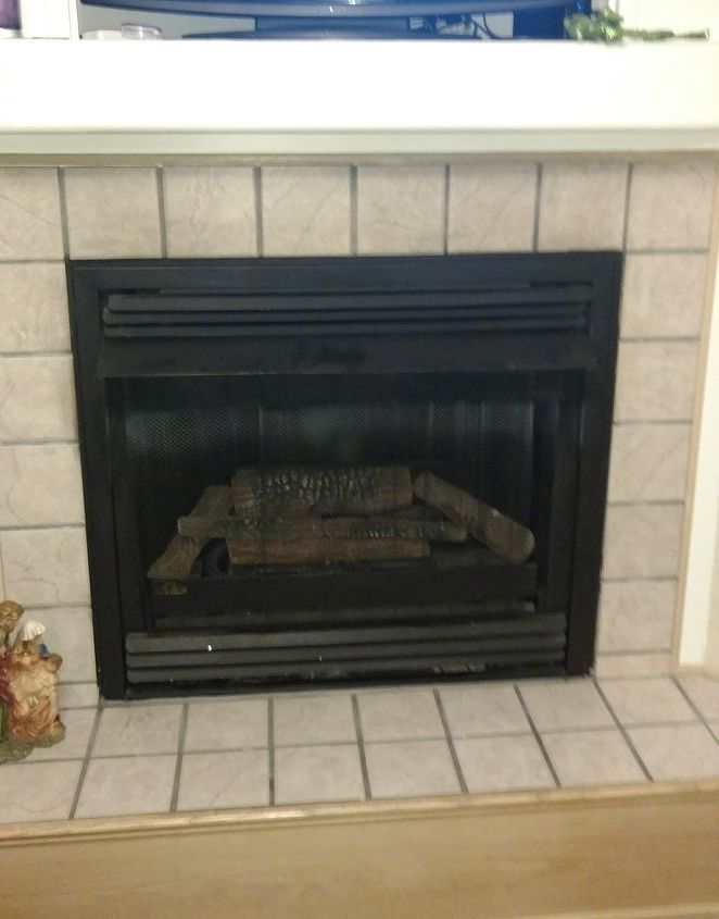 i have a tile fireplace that is very dated any ideas for updates