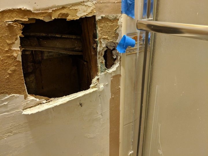 q bathroom drywall