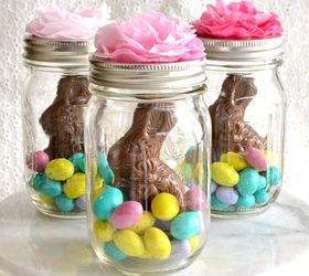 s the 25 most viewed mason jar projects on hometalk in 2017, Mason Jar Easter Baskets