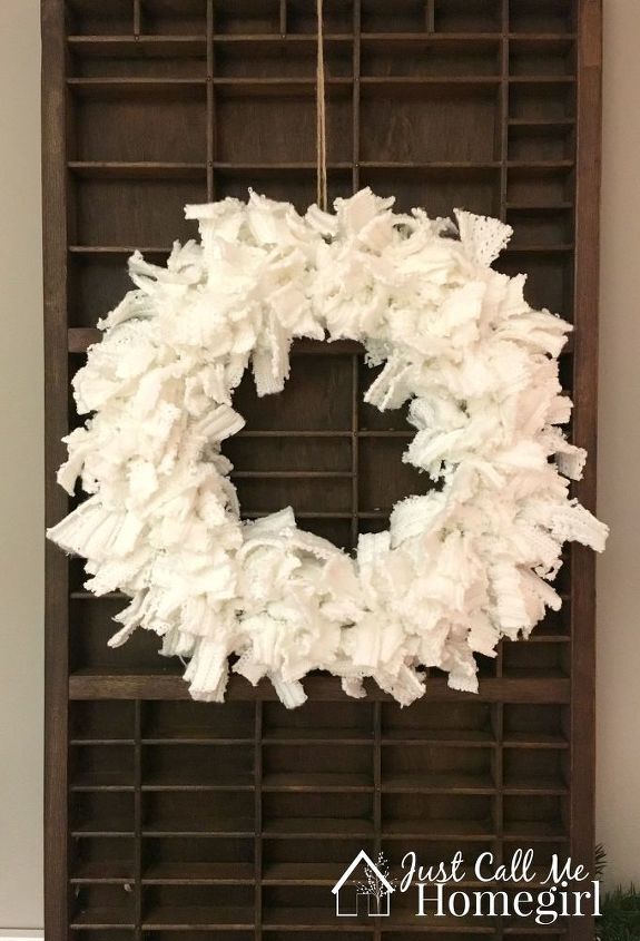 s 20 wintery wreath ideas that you ll want to make for your home, White Sweater Wreath