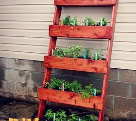 s these herb garden ideas will make you want to start one of your own, Standing Cedar Wood Herb Garden