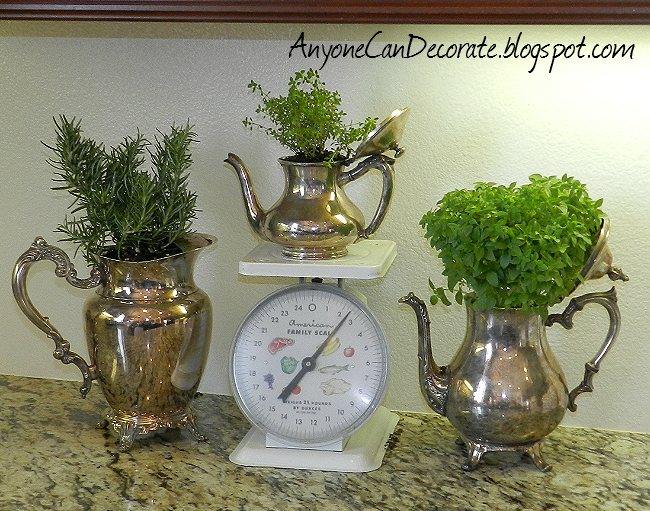 s these herb garden ideas will make you want to start one of your own, Thrifty Silver Herb Garden