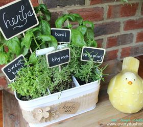 s these herb garden ideas will make you want to start one of your own, Utensil Caddy Herb Garden