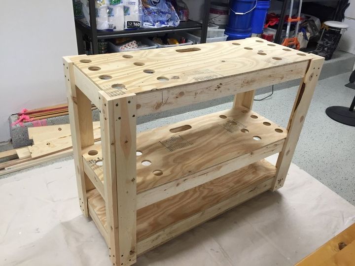 rolling garden tool cart