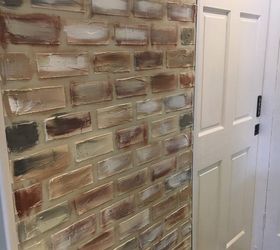 faux brick wall step by step tutorial for under 30