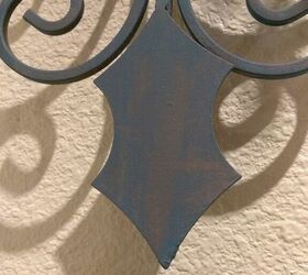 from cheap looking wrought iron to faux rusty dream