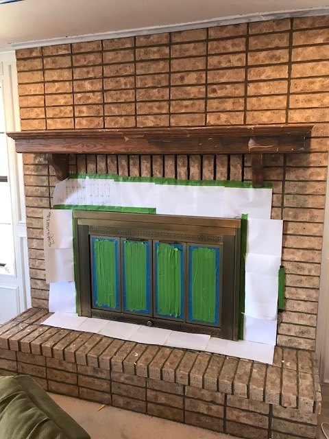 fireplace face lift from old to bold