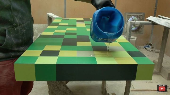 Minecraft Inspired Computer Desk | Hometalk