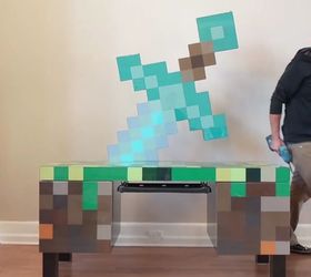 Minecraft Inspired Computer Desk