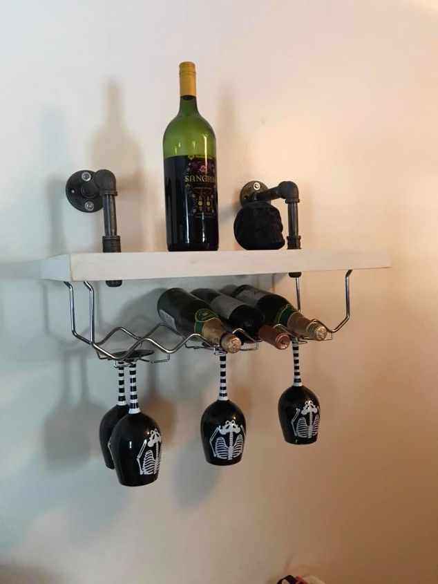 estantera para vinos y copas de vino companion