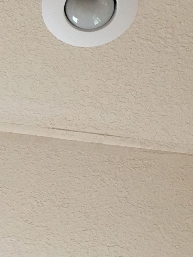 q i need some advice on how to cover cracks in the ceiling eaves