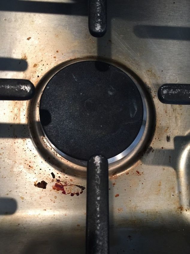 q how can i clean stainless steel stove top