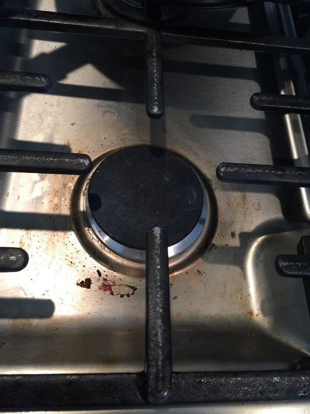 how can i clean stainless steel stove top