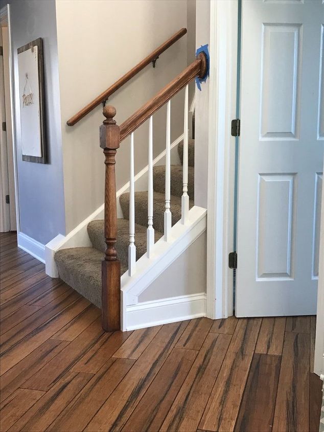 Banister Makeover With No Sanding Or Stripping Hometalk