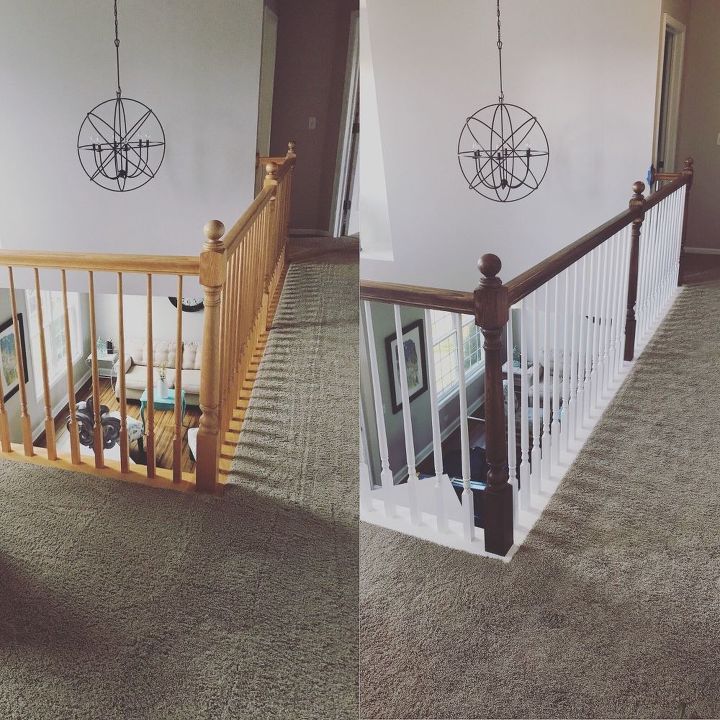 Banister Makeover With No Sanding Or Stripping Hometalk