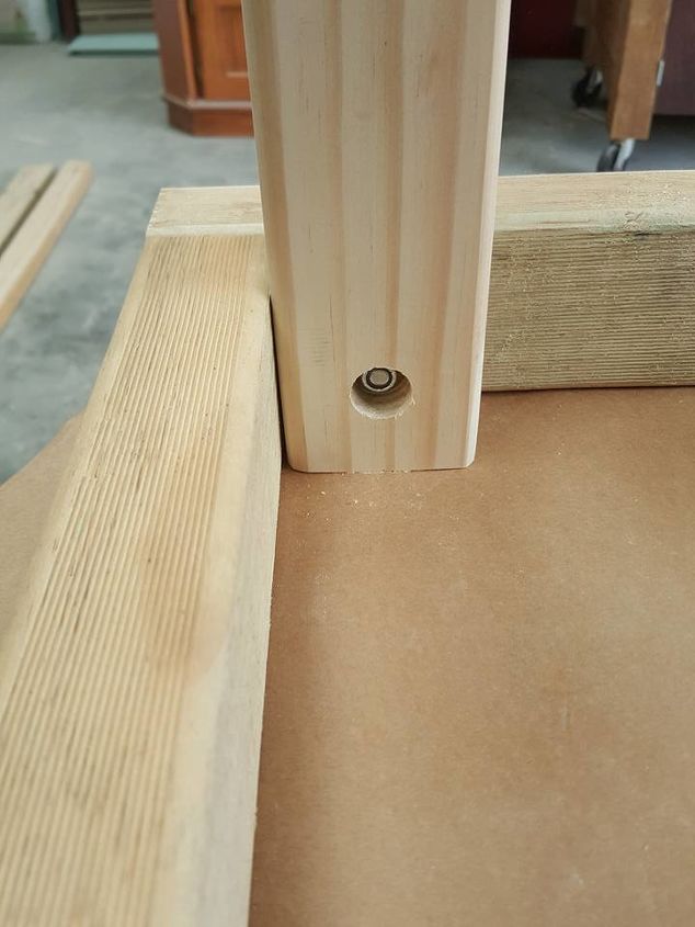 banco de madera simple, Banco de madera