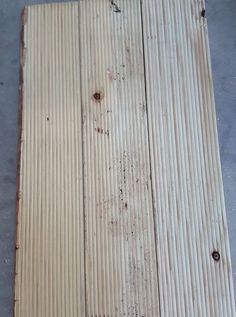 banco de madera simple, Banco de madera