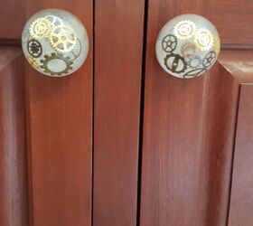 epoxy resin door knobs, Steampunk door knobs