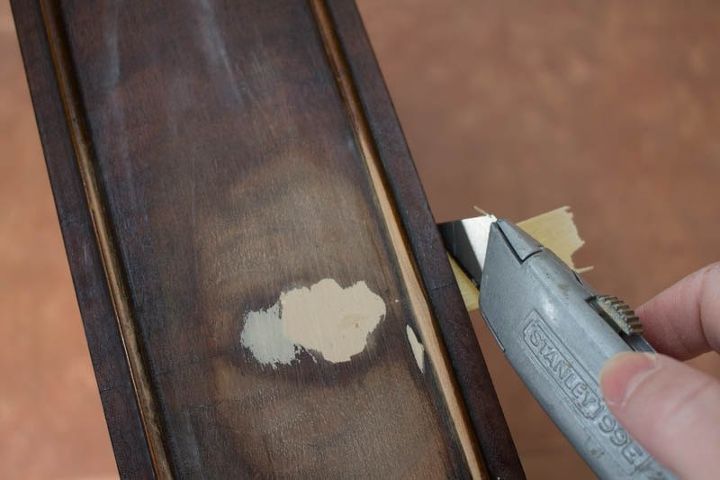how to fix damaged keyholes large holes in used furniture