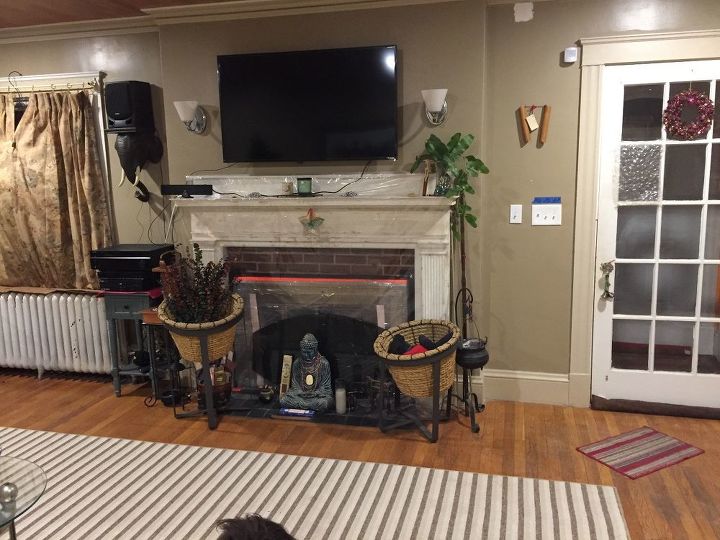 q arranging my furniture around my fireplace