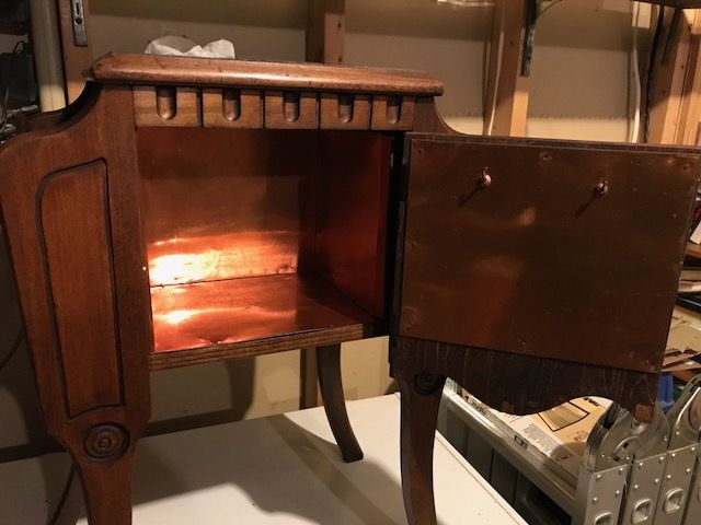 refinished smokers stand
