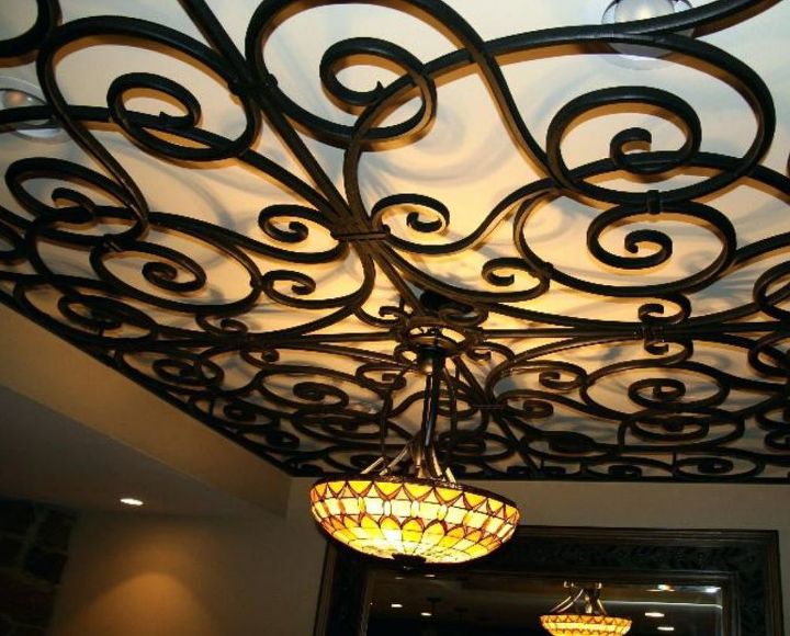 q what materials can i use to create faux wrought iron