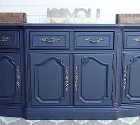 buffet painted with dixie belles midnight sky