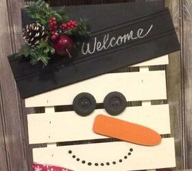 s cut up some pallets for these 20 amazing ideas, Rustic Christmas Pallet Snowman