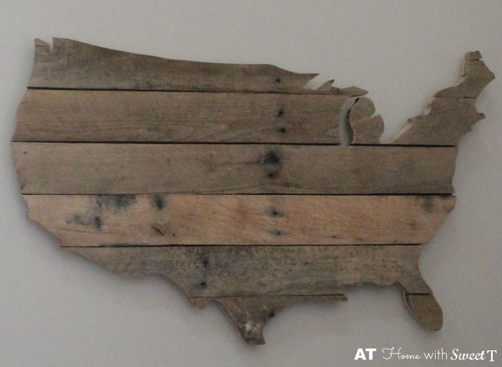 s cut up some pallets for these 20 amazing ideas, USA Pallet Wall Art