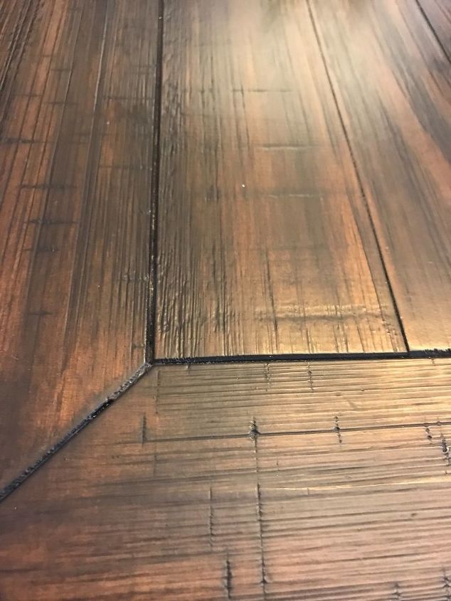 how can i fill grooves on a kitchen table