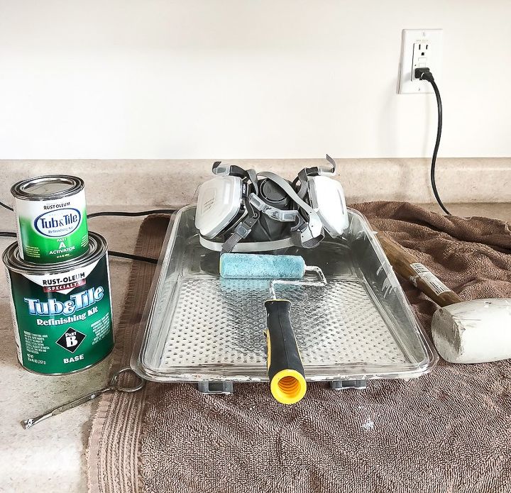 how to paint tile the easy way