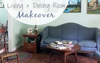 10-Day DIY Living and Dining Room Renovation (Renovación de la sala de estar y el comedor en 10 días)