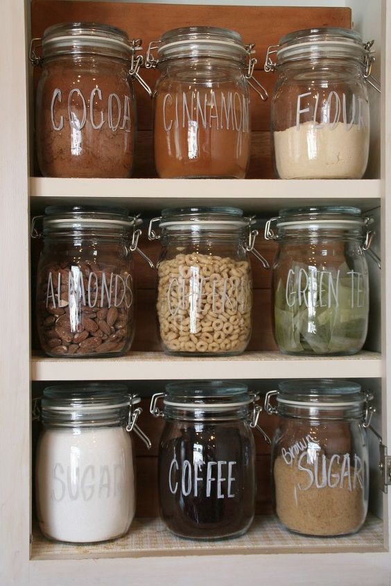 s 25 impressive ways you can update your ikea purchases, Label jars with chalk markers