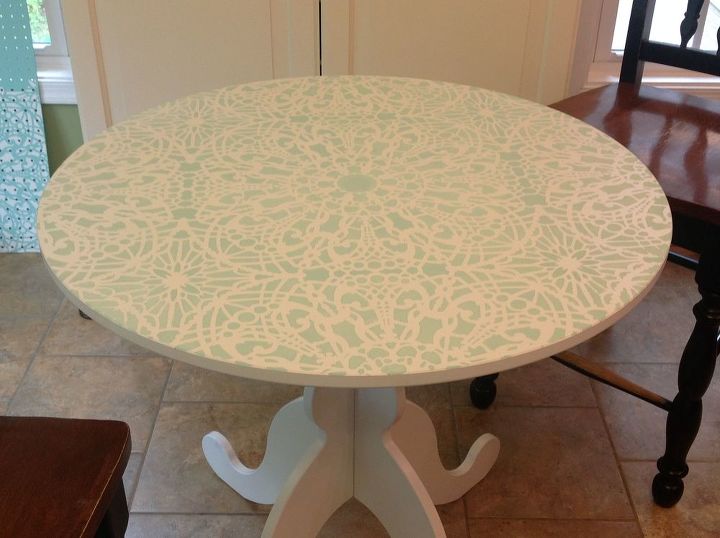 s 25 impressive ways you can update your ikea purchases, Stencil a simple tabletop