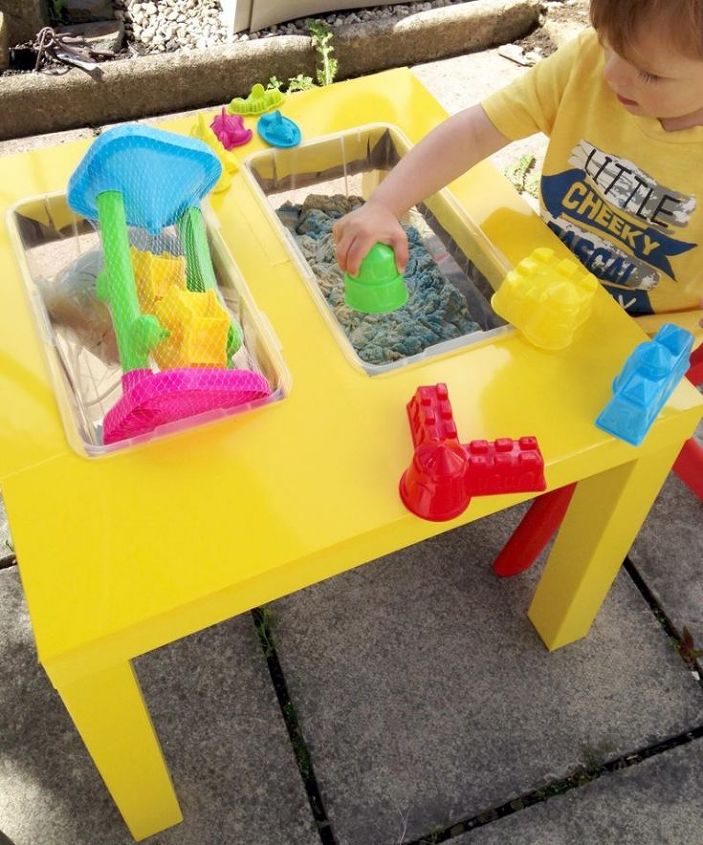 s 25 impressive ways you can update your ikea purchases, Make a fun outdoor play table
