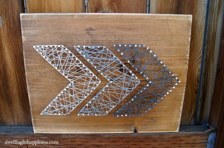 18 string art ideas that you ll want to hang in your home, Rustic arrows
