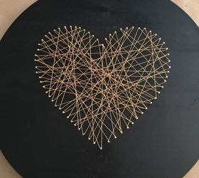 18 string art ideas that you ll want to hang in your home, Simple heart