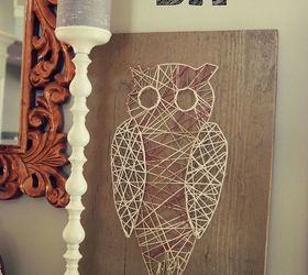 18 string art ideas that you ll want to hang in your home, Easy owl