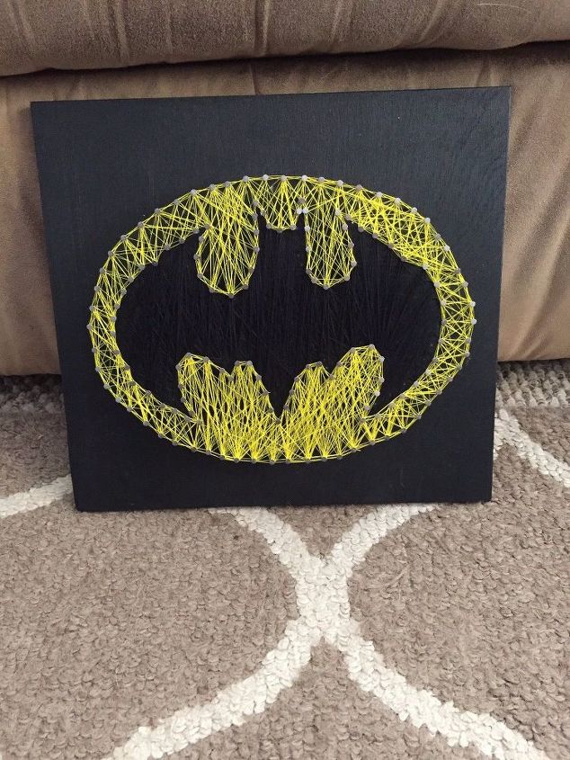 18 String Art Ideas That You'll Want To Hang In Your Home | Hometalk how-to-make-batman-string-art-design-easy-string-art-saad-ali-jan-mono-creativity-youtube
