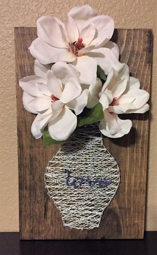18 string art ideas that you ll want to hang in your home, Perfect vase