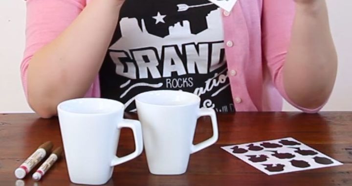 diy sharpie silhouette mugs for valentines day