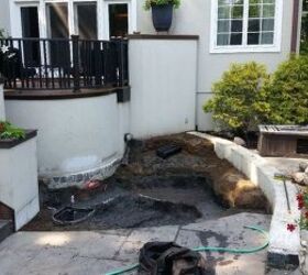 patio pond renovation in rye ny