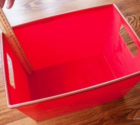 Buy a few dollar store bins to copy this gorgeous $2 storage trick