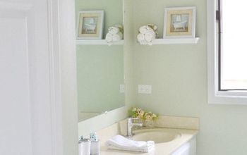 Our Second Floor Bathroom Makeover (For Under $100!)