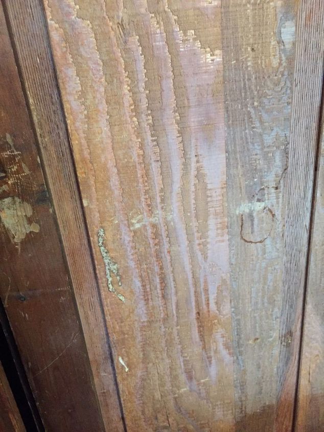 q what can i do to revitalize this old rough wood paneling