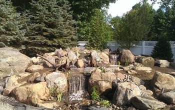 PONDLESS WATERFALL and FLAGSTONE PATIO Project in Carmel, NY